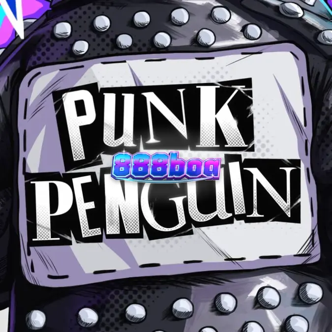 Tela de jogo do slot Punk Penguin com pinguins punks